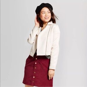 A new day jacket ivory gold shimmer